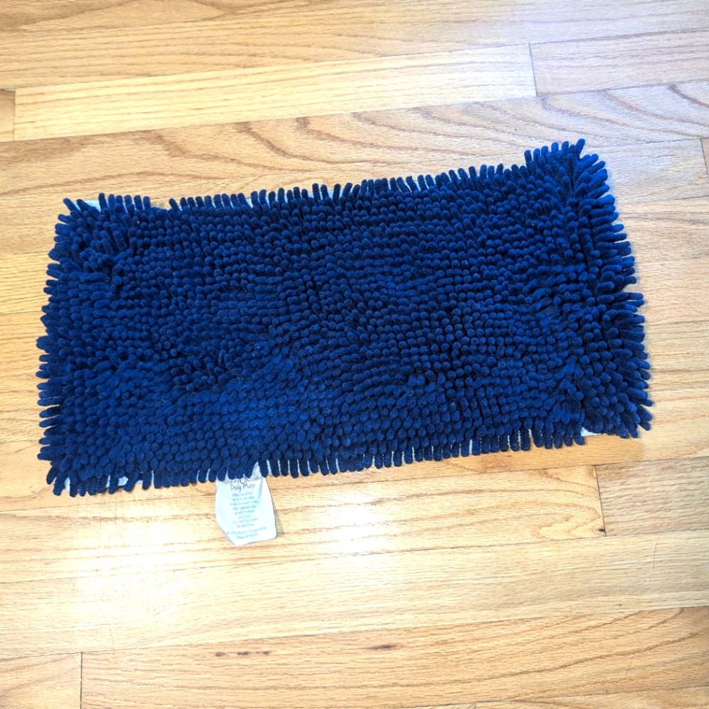 Navy Muddy Buddy Dog Mop Towel Mat Original